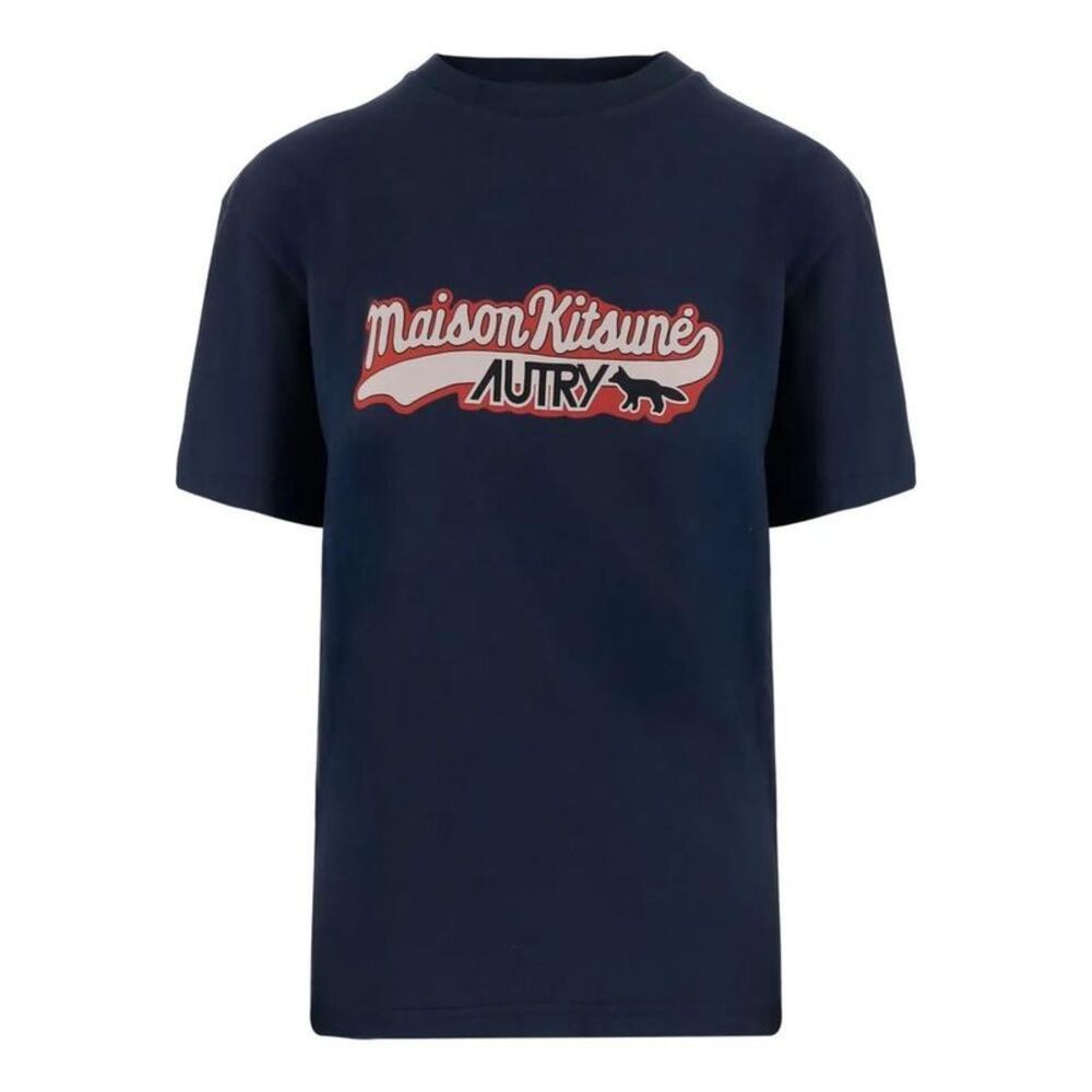 AUTRY Maison Kitsune x Graphic T-Shirt Women BLUE T-Shirts & Tops